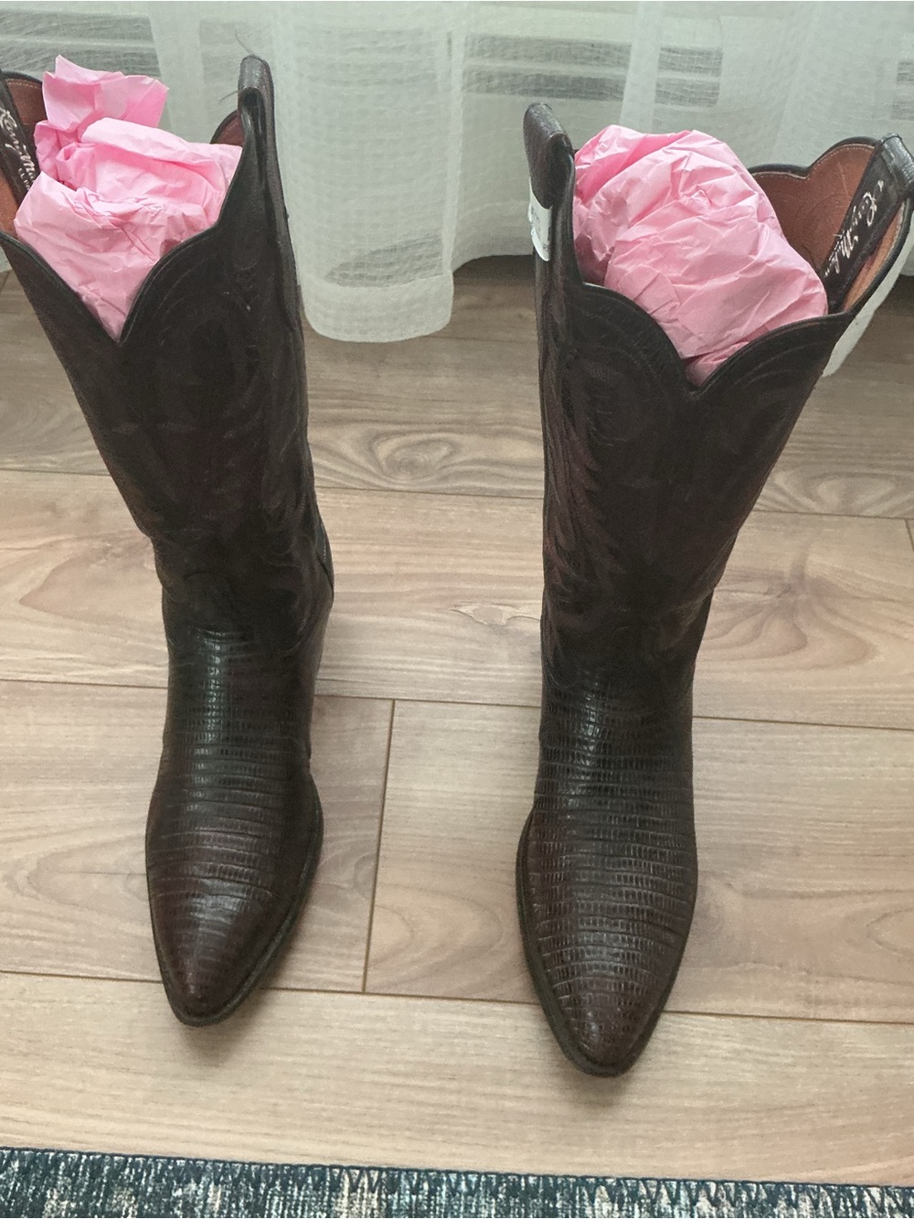 Larry mahan alligator cowboy boots size 9.5 men’s